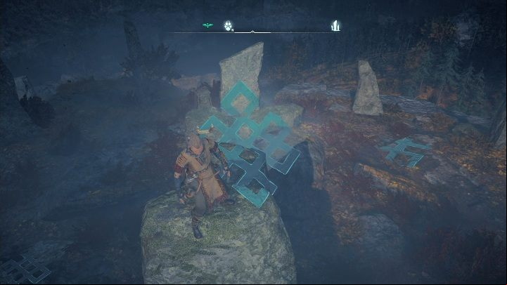 Then jump on the highest stone in the area and look towards the north - Assassins Creed Valhalla: Standing Stones - Vinland secrets, locations - Vinland - Assassins Creed Valhalla Guide and Walkthrough
