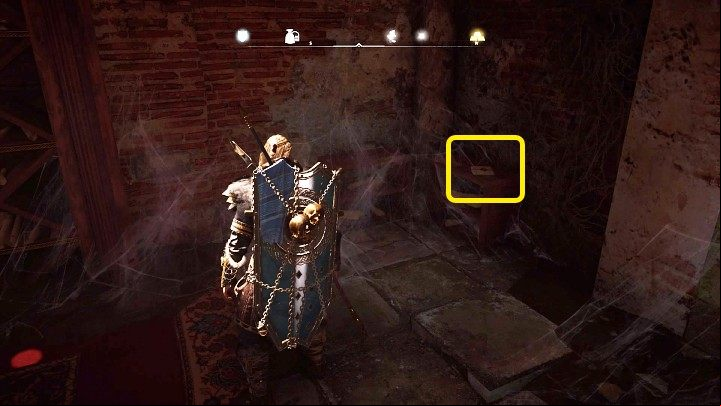 The Magas Codex, Page II can be found in the corner of the locked room - the key lies on the tall bookcase next to the entrance - Assassins Creed Valhalla: A Brief History of the Hidden Ones - Ravensthorpe - Assassins Creed Valhalla Guide and Walkthrough
