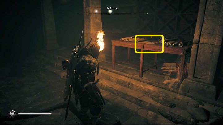 The Magas Codex, Page III is on the desk to the right - Assassins Creed Valhalla: A Brief History of the Hidden Ones - Ravensthorpe - Assassins Creed Valhalla Guide and Walkthrough