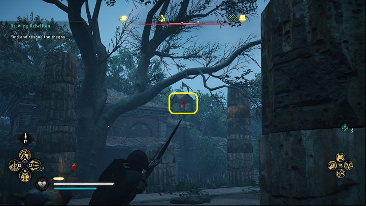 It is also a good idea to destroy the bell completely, so that in case of an accident the opponent would be unable call reinforcements to the square - Assassins Creed Valhalla: Brewing Rebellion - Oxenefordscire - Assassins Creed Valhalla Guide and Walkthrough