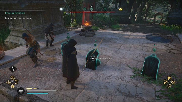 Do not forget about the thegns kneeling on the square - Assassins Creed Valhalla: Brewing Rebellion - Oxenefordscire - Assassins Creed Valhalla Guide and Walkthrough