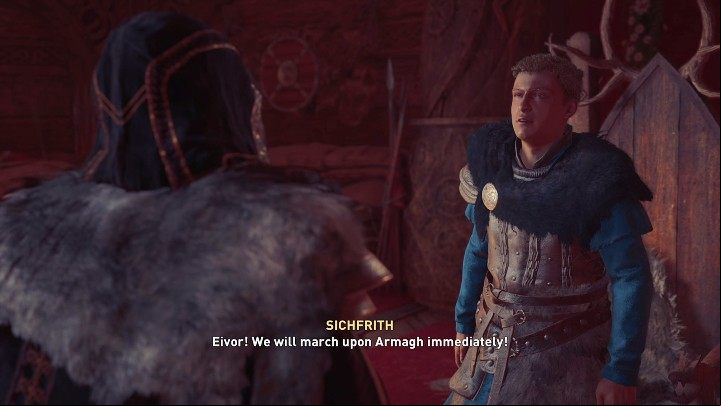 Head to Dublin to talk with Sichfrith, who has just inherited power from his father, Barid - AC Valhalla Wrath of the Druids: The Wages of War - Walkthrough - Assassins Creed Valhalla Guide and Walkthrough