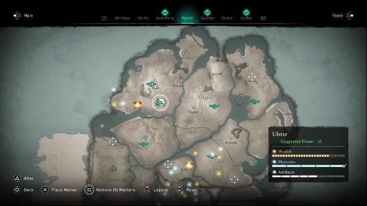 3 - AC Valhalla Wrath of the Druids: Ui Neill Artifact - Ulster, secrets, locations - Ulster - Assassins Creed Valhalla Guide and Walkthrough