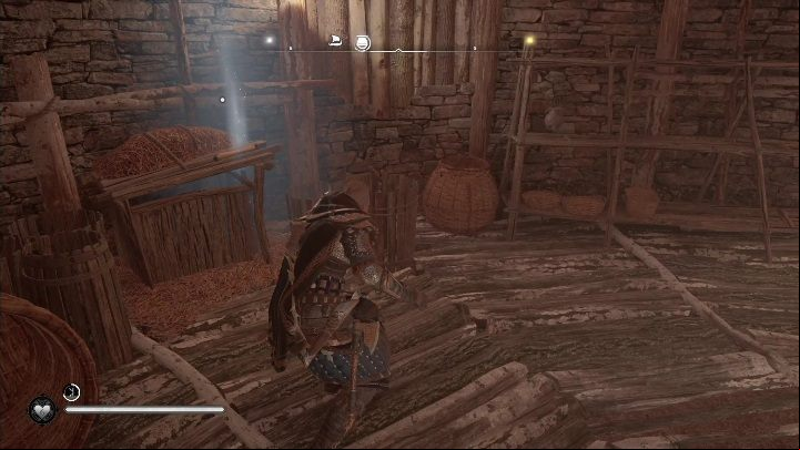 Your task is to destroy the door to get inside the cottage - AC Valhalla Wrath of the Druids: Treasure Hoard Map - Ulster, secrets, locations - Ulster - Assassins Creed Valhalla Guide and Walkthrough