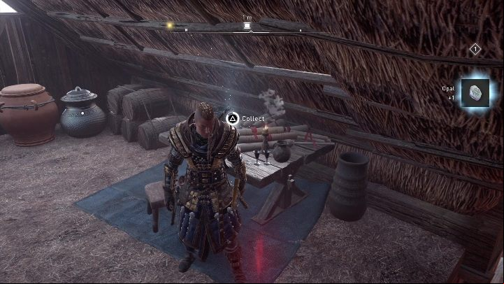 Your task is to destroy the hole in the wall to get inside the hut - AC Valhalla Wrath of the Druids: Treasure Hoard Map - Ulster, secrets, locations - Ulster - Assassins Creed Valhalla Guide and Walkthrough