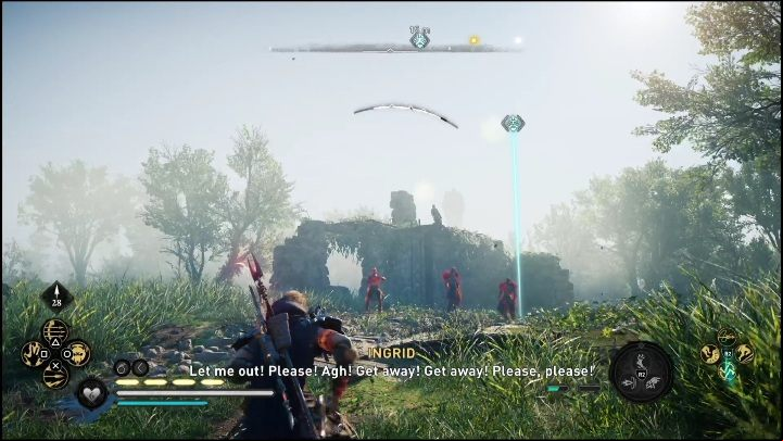 Take care of three opponents and talk to the woman - AC Valhalla Dawn of Ragnarok: Dwarf in Distress (Vangrinn) - list of all - Vangrinn - Assassins Creed Valhalla Guide and Walkthrough