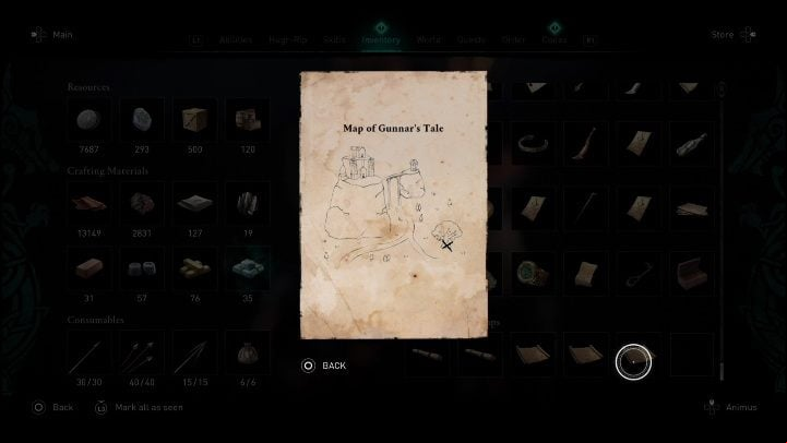 Reward: 10 nickel ingot - AC Valhalla Dawn of Ragnarok: Legendary Hoard Maps - list, locations - Basics - Assassins Creed Valhalla Guide and Walkthrough