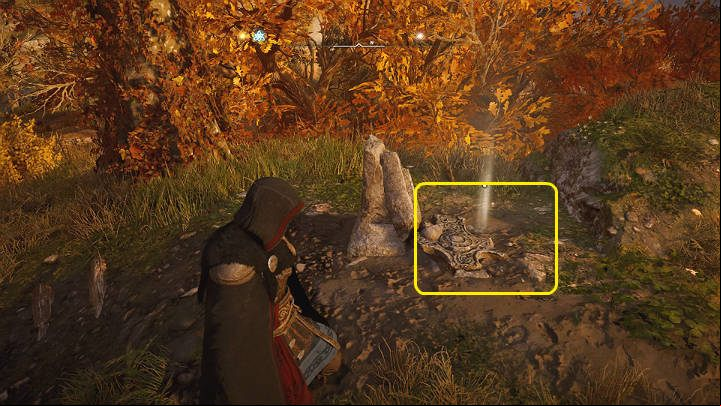 You will find the key to the building right next door, near the tombstone - Assassins Creed Valhalla: Sisters of the Axe - Ledecestrescire - Assassins Creed Valhalla Guide and Walkthrough