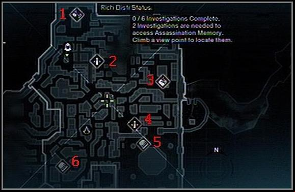 Tasks in the Rich District in Jerusalem. - Talal of Jerusalem - Memory Block 03 - Assassins Creed (XBOX360) - Game Guide and Walkthrough