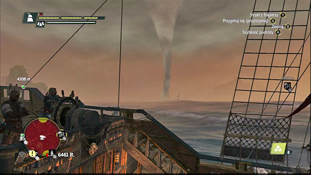 A waterspout circumvented at a safe distance - Random events | Maps & Secrets - Maps & Secrets - Assassins Creed IV: Black Flag Game Guide & Walkthrough