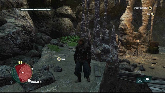 The map will take you to the Petite Caverne - Cayman Sound | Treasure maps - Treasure maps - Assassins Creed IV: Black Flag Game Guide & Walkthrough