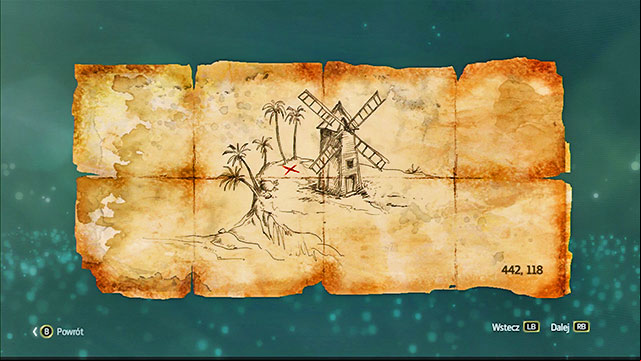 The map is in the North-Eastern part of the location, on the beach - Salt Lagoon | Treasure maps - Treasure maps - Assassins Creed IV: Black Flag Game Guide & Walkthrough