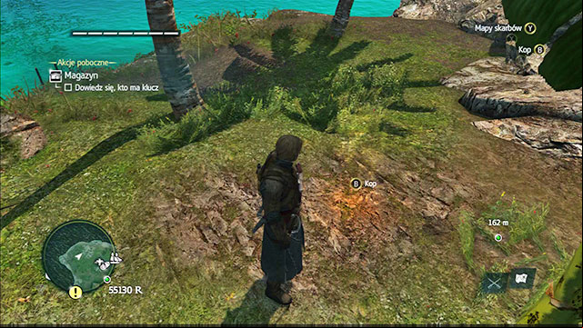 The treasure needs to be looked for in New Bone - Salt Lagoon | Treasure maps - Treasure maps - Assassins Creed IV: Black Flag Game Guide & Walkthrough