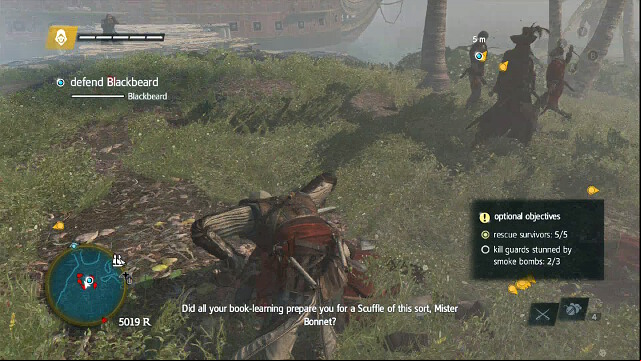 Kill the stunned enemies - 02 - Devils Advocate | Sequence 6 - Sequence 6 - Assassins Creed IV: Black Flag Game Guide & Walkthrough