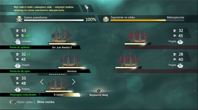 Each ship offers bonuses that can be useful in fight - Merchant missions | Kenways fleet - Kenways fleet - Assassins Creed IV: Black Flag Game Guide & Walkthrough