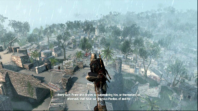 Go along the wall - 01 - We Demand A Parlay | Sequence 7 - Sequence 7 - Assassins Creed IV: Black Flag Game Guide & Walkthrough
