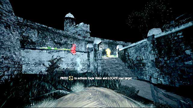 The guard with keys will be coming down the stairs soon after you approach them - 05 - Claiming Whats Due | Sequence 2 - Sequence 2 - Assassins Creed IV: Black Flag Game Guide & Walkthrough