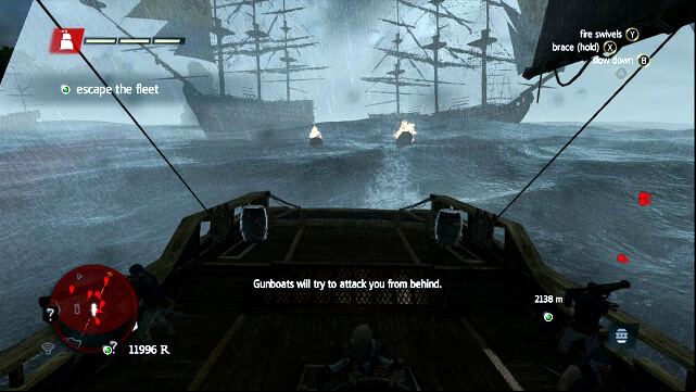 Use the barrels to destroy the chasing ships - 06 - The Treasure Fleet | Sequence 2 - Sequence 2 - Assassins Creed IV: Black Flag Game Guide & Walkthrough