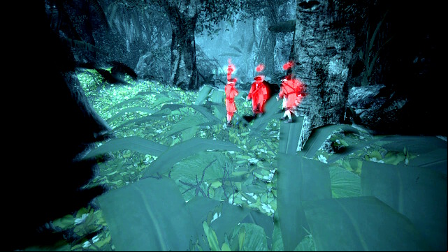 After a longer walk, you will reach a small rocky age with a larger group of soldier behind it, including one patrolling brute - 07 - A Single Man | Sequence 3 - Sequence 3 - Assassins Creed IV: Black Flag Game Guide & Walkthrough