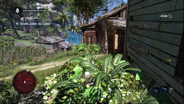 Use the garden to walk around the settlements main part - 07 - A Single Man | Sequence 3 - Sequence 3 - Assassins Creed IV: Black Flag Game Guide & Walkthrough