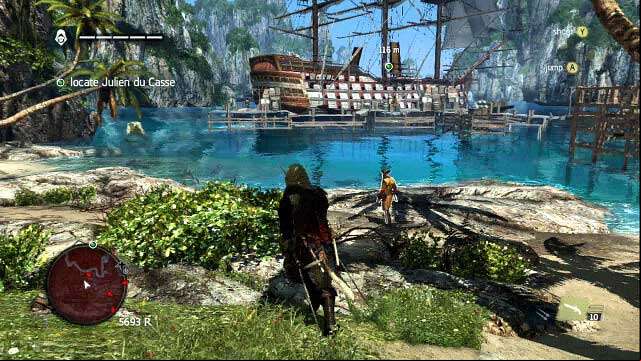 Swim to the ship - 07 - A Single Man | Sequence 3 - Sequence 3 - Assassins Creed IV: Black Flag Game Guide & Walkthrough