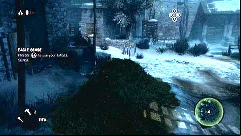 You will then have a clear way to the haystack, where you have to hide (run onto it while holding RT) - Memory 5 - p. 1 - Sequence 1 - A Sort of Homecoming - Assassins Creed: Revelations - Game Guide and Walkthrough