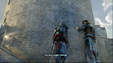 This time your task is to climb the nearby tower - Memory 4 - Sequence 2 - The Crossroads of The World - Assassins Creed: Revelations - Game Guide and Walkthrough