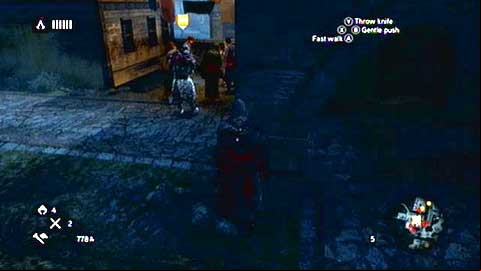 When the man approaches a group of citizens, move towards him and quickly press A - Memory 1 - Sequence 3 - Lost and Found - Assassins Creed: Revelations - Game Guide and Walkthrough