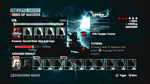 In this tab you can send assassins to take control over towns in the Mediterranean region - Memory 3 - Sequence 3 - Lost and Found - Assassins Creed: Revelations - Game Guide and Walkthrough