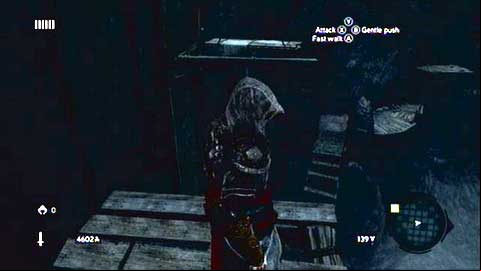 the damaged bridge and climb the high wall - Memory 5 - p. 2 - Sequence 4 - The Uncivil War - Assassins Creed: Revelations - Game Guide and Walkthrough