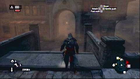 Opponents won't bother you until you reach the stairs leading down - Memory 3 - Sequence 5 - Heir to The Empire - Assassins Creed: Revelations - Game Guide and Walkthrough
