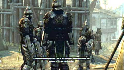 When you get to the enemy camp, it will become dangerous - Memory 2 - p. 1 - Sequence 6 - Fortune's Disfavor - Assassins Creed: Revelations - Game Guide and Walkthrough