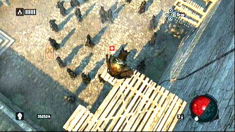 Aim at Tarik and wait until he approaches you - Memory 2 - p. 2 - Sequence 6 - Fortune's Disfavor - Assassins Creed: Revelations - Game Guide and Walkthrough