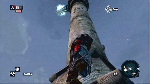 In order to start the mission, walk to the white comb, which is located on the top of the tower marked on the map - Memory 5 - Sequence 6 - Fortune's Disfavor - Assassins Creed: Revelations - Game Guide and Walkthrough