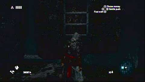 In order to get higher, you have to climb the nearby wall - Memory 6 - p. 2 - Sequence 6 - Fortune's Disfavor - Assassins Creed: Revelations - Game Guide and Walkthrough
