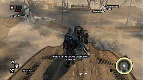 A short cinematic begins, after which you'll be attacked by a group of soldiers - Memory 8 - Sequence 6 - Fortune's Disfavor - Assassins Creed: Revelations - Game Guide and Walkthrough