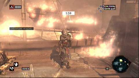 After burning the last ship, a short cinematic begins - Memory 8 - Sequence 6 - Fortune's Disfavor - Assassins Creed: Revelations - Game Guide and Walkthrough