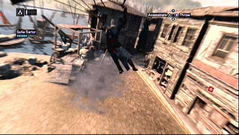 Your current task is to avoid buildings you're ing by - Memory 3 - Sequence 8 - The End of An Era - Assassins Creed: Revelations - Game Guide and Walkthrough
