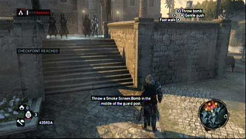 This time youll receive a Smoke Bomb - Thunder; Smoke Screen; Cherry - Piri Reis Missions - Assassins Creed: Revelations - Game Guide and Walkthrough