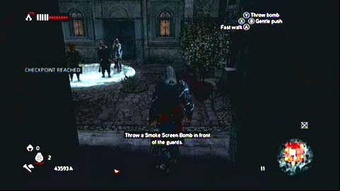 Once you get to the destination, use the bomb again - Thunder; Smoke Screen; Cherry - Piri Reis Missions - Assassins Creed: Revelations - Game Guide and Walkthrough