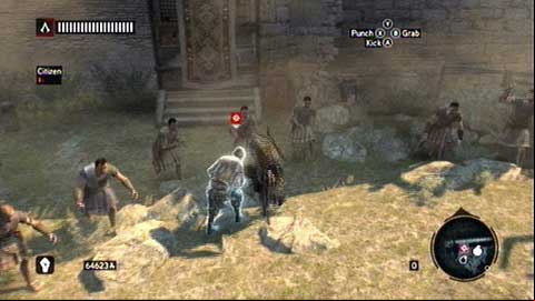 By pressing X all the time, you should quickly win this fight - Missions 1-3 - Recruit Assassins Missions - Assassins Creed: Revelations - Game Guide and Walkthrough