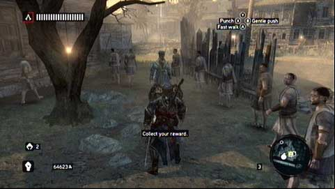 After the fight go and collect your reward at the bet taker - Missions 1-3 - Recruit Assassins Missions - Assassins Creed: Revelations - Game Guide and Walkthrough