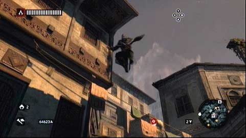 Perform an air-assassination on him and then get rid of other bandits - Missions 1-3 - Recruit Assassins Missions - Assassins Creed: Revelations - Game Guide and Walkthrough
