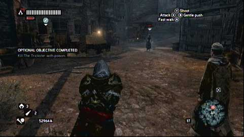 It will lead you to the woman, who starts fleeing - Missions 3-5 - Master Assassin Missions - Assassins Creed: Revelations - Game Guide and Walkthrough