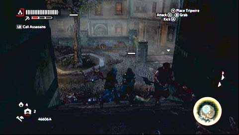 Once you get to the indicated place, you'll be attacked by Templar - Missions 1&2 - Faction HQ Missions - Assassins Creed: Revelations - Game Guide and Walkthrough