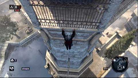 A fragment can be found on the southern wall of the lighthouse - Galata District (01-11) - Animus data fragments - Assassins Creed: Revelations - Game Guide and Walkthrough