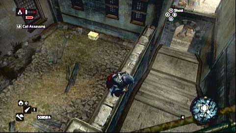 It lies on the left of the top of the stairs - Galata District (01-12) - Treasure chests - Assassins Creed: Revelations - Game Guide and Walkthrough