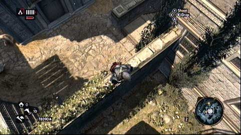 You will find it in the bushes between the wall and the wall of the building - Imperial District (01-10) - Treasure chests - Assassins Creed: Revelations - Game Guide and Walkthrough