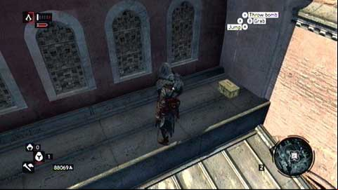 It is located on one of the side walls of the temple - Imperial District (21-28) - Treasure chests - Assassins Creed: Revelations - Game Guide and Walkthrough