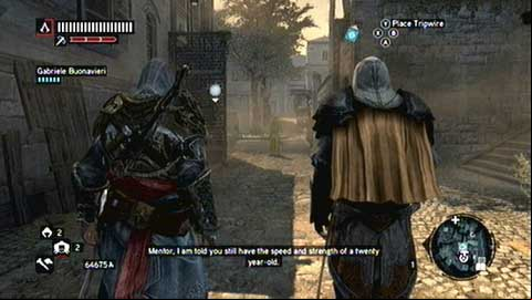 Once the mission is over send your assassin to complete other missions around Mediterranean until he gets on 15th experience level and completely fills the experience bar - Assassins guild - p. 1 - Compendium of knowledge - Assassins Creed: Revelations - Game Guide and Walkthrough